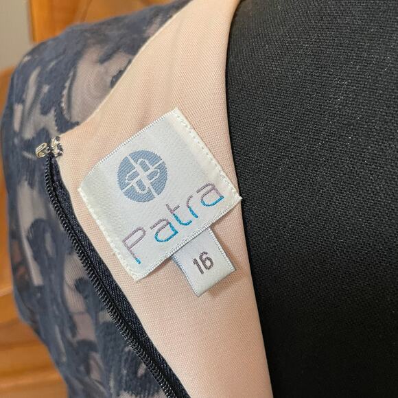 Patra Navy Blue Special Ocassion Dress ~ 16 - Picture 5 of 8